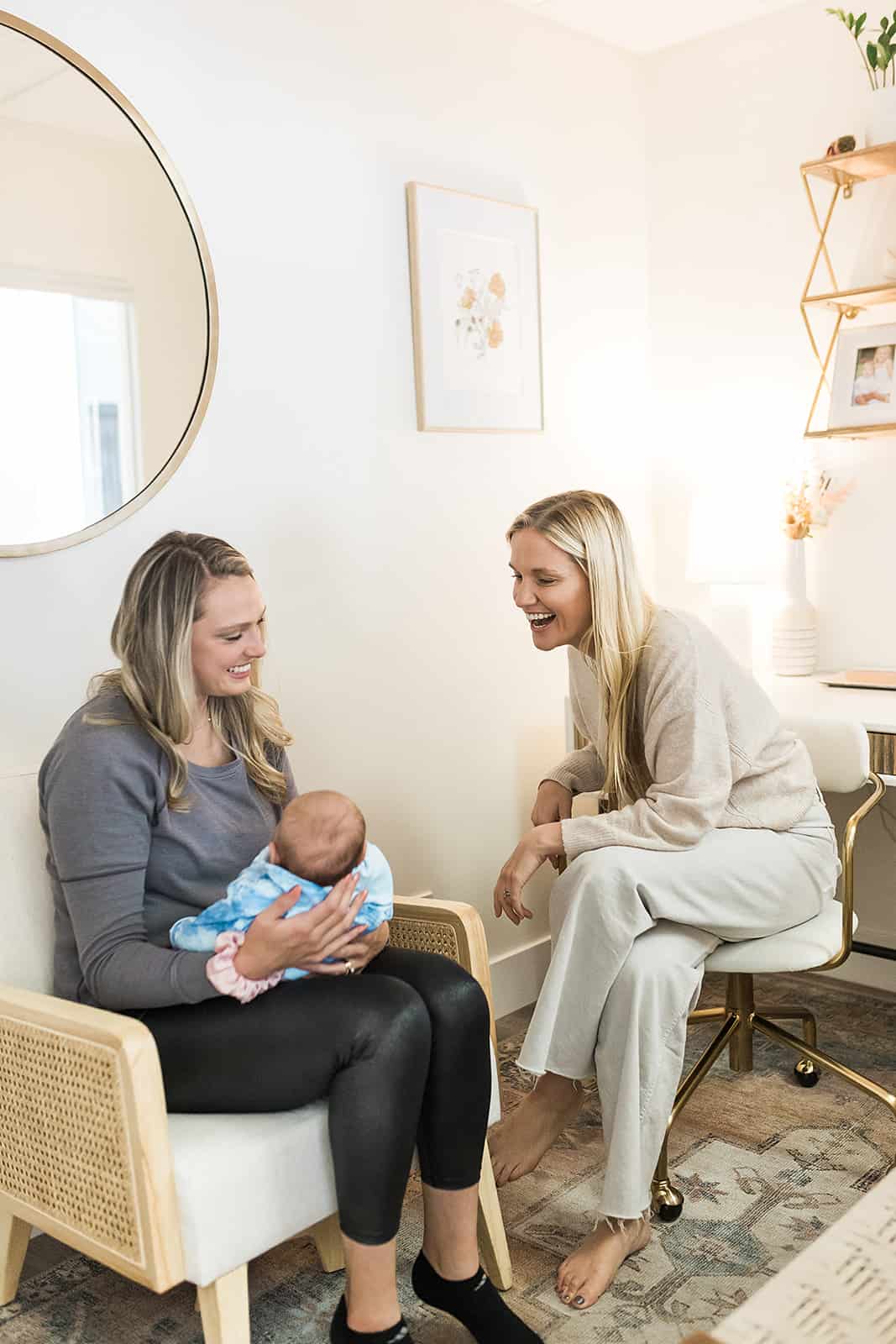 NMS Marketing Moms Looking At A Baby