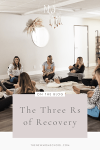 On the blog: The Three Rs of Recovery