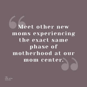 Meet other new moms experiencing the same phase of motherhood at our mom center.