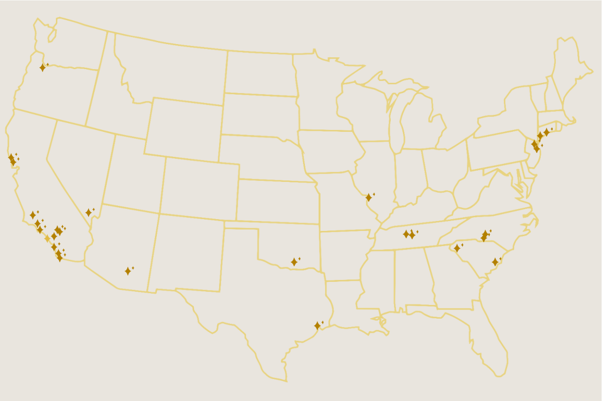 New Mom School's locations.