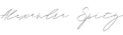 Alexandra Spitz Signature Alexandra Spitz Signature.