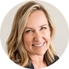 Dr. Gigi Kroll – New Mom School Endorsement Headshot of Dr. Gigi Kroll, smiling, featured in a testimonial or endorsement for New Mom School