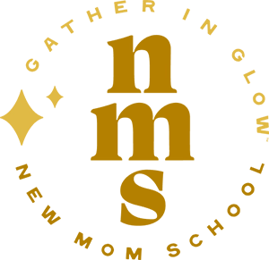 New Mom School logo.