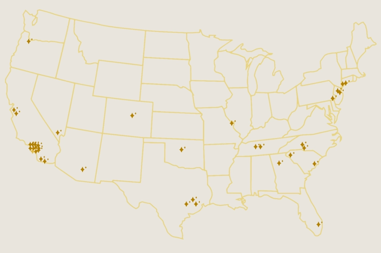 New Mom School's locations.