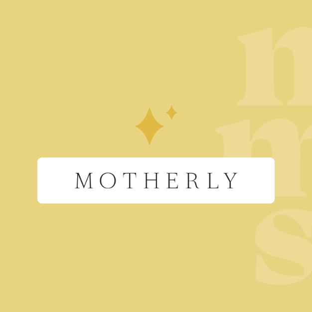 Motherly media feature graphic displayed on the New Mom School press page.