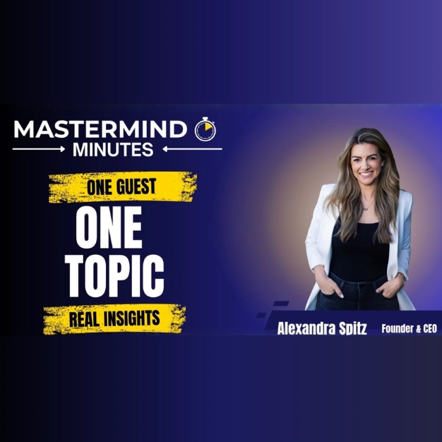 Alexandra Spitz, founder and CEO of New Mom School, featured on Mastermind Minutes.