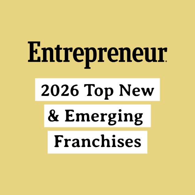 Entrepreneur 2026 Top New & Emerging Franchises recognition for New Mom School.